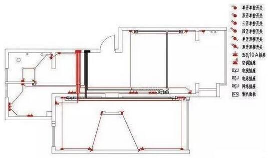 怎么看家裝水電施工圖