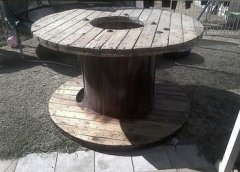 電纜盤回收利用:電纜繞線盤可以改造成燒烤,火鍋桌