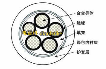 無(wú)鎧電纜結(jié)構(gòu)
