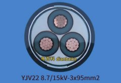 15kv電纜是什么電纜？YJV-8.7/15KV高壓電纜圖片型號(hào)規(guī)格和載流
