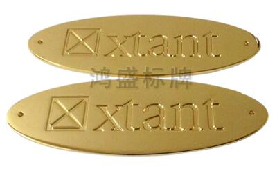 香水銘牌定制香水玻璃瓶金屬標(biāo)牌標(biāo)貼，香水銘牌怎么做？